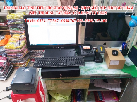 Máy tính tiền cho cửa hàng tạp hóa – nhà sách