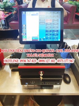 Lắp và hướng dẫn tận nơi máy tính tiền cảm ứng cho nhà hàng – quán ăn