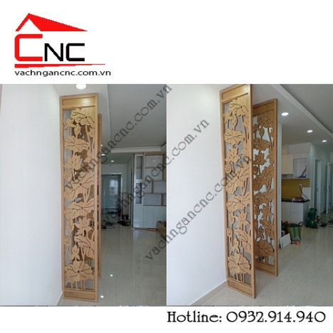 Cập nhật 10 cách dùng vách ngăn gỗ phòng khách và phòng thờ