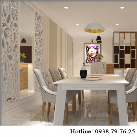 Trang trí nhà bằng mẫu vách ngăn hoa văn quận tân phú