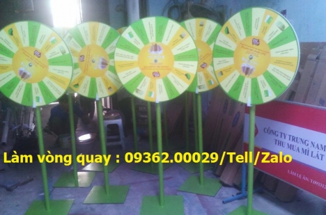 Sản xuất các loại vòng quay may mắn với giá thành rẻ