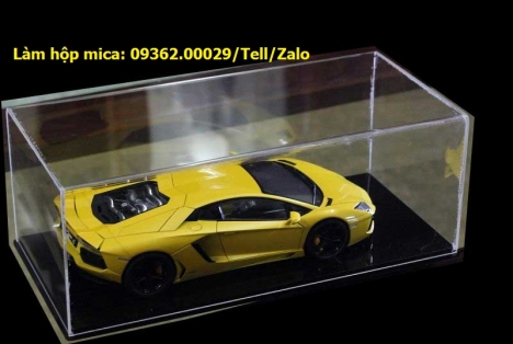 Gia công hộp chụp mica, hộp mica trưng bày sản phẩm bằng máy móc hiện đại lấy nhanh trong ngày