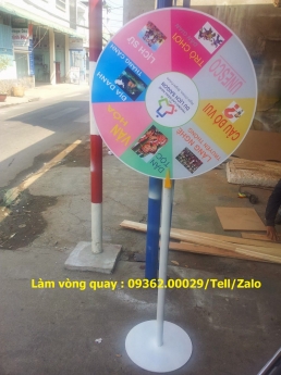 Sản xuất các loại vòng quay may mắn với giá thành rẻ