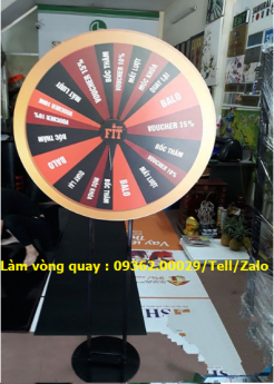 Sản xuất các loại vòng quay may mắn với giá thành rẻ