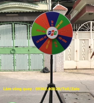 Sản xuất các loại vòng quay may mắn với giá thành rẻ