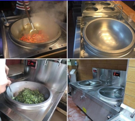 Bếp xào đôi có hai bầu nước giá rẻ