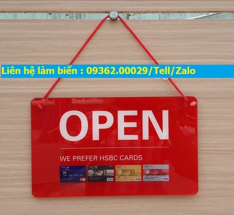 Sản phẩm biển Open_close- Bảng đóng mở cửa bằng nhiều chất liệu giá rẻ    Biển hiệu văn phong  được
