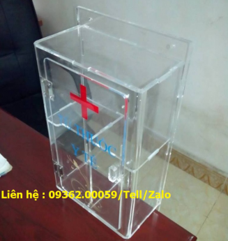 Mẫu sản phẩm hộp thư góp ý bằng mica