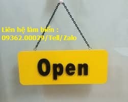 Sản phẩm biển Open_close- Bảng đóng mở cửa bằng nhiều chất liệu giá rẻ    Biển hiệu văn phong  được