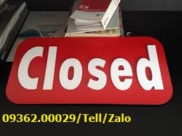 Sản phẩm biển Open_close- Bảng đóng mở cửa bằng nhiều chất liệu giá rẻ    Biển hiệu văn phong  được