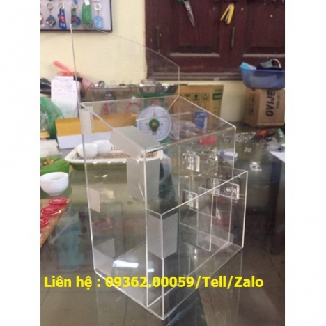 Mẫu sản phẩm hộp thư góp ý bằng mica