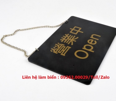 Sản phẩm biển Open_close- Bảng đóng mở cửa bằng nhiều chất liệu giá rẻ    Biển hiệu văn phong  được