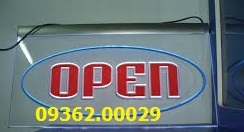 Sản phẩm biển Open_close- Bảng đóng mở cửa bằng nhiều chất liệu giá rẻ    Biển hiệu văn phong  được