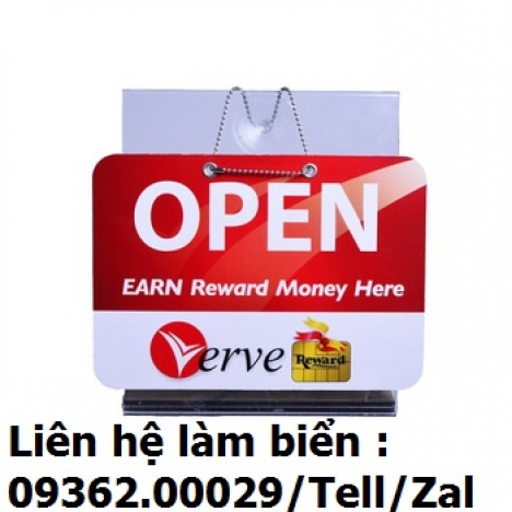 Sản phẩm biển Open_close- Bảng đóng mở cửa bằng nhiều chất liệu giá rẻ    Biển hiệu văn phong  được