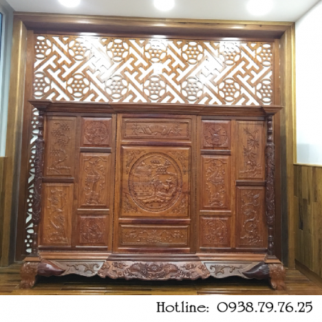 Cách thiết kế mẫu vách ngăn cnc phòng thờ cho nhà nhỏ