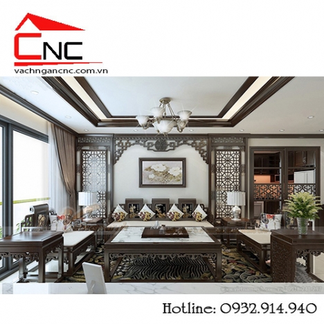 Căn hộ cần nơi thờ cúng? Đừng lo đã có vách ngăn bàn thờ đẹp