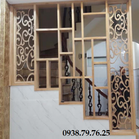 Những mẫu vách ngăn cầu thang cnc trang trí đẹp đang trở lại