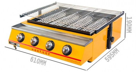 Bếp nướng 4 đầu đốt