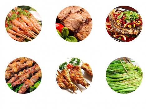 Bếp nướng 4 đầu đốt