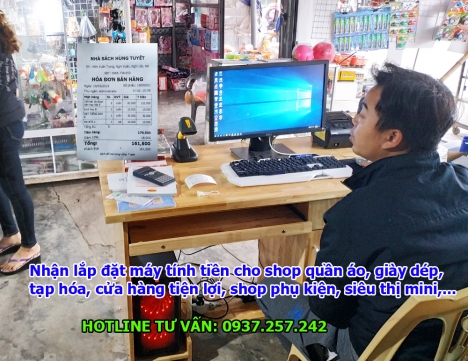 Bán phần mềm tính tiền cho nhà sách tại Hà Nội