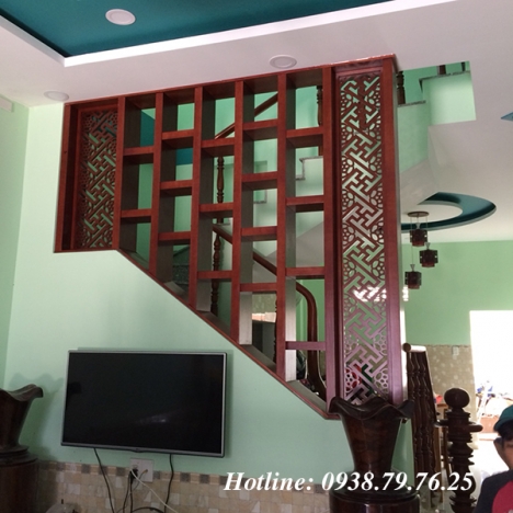 Công trình vách ngăn cầu thang cnc đẹp tại quận 12