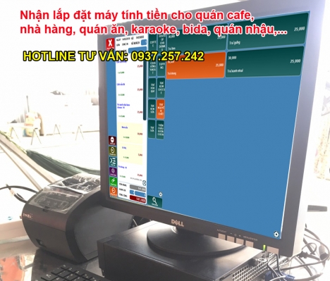 Bán phần mềm tính tiền cho quán cafe tại Rạch Giá, Phú Quốc