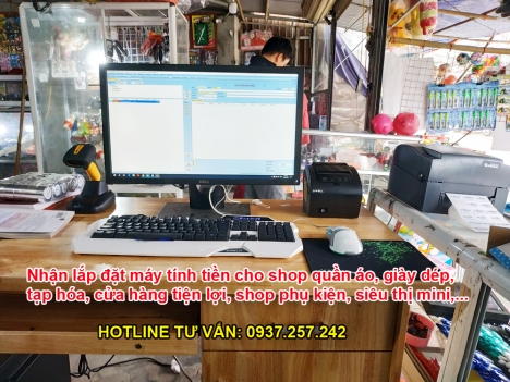 Bán phần mềm tính tiền cho shop quần áo tại TPHCM
