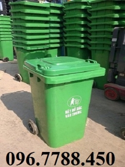 Thùng rác 120 lít, thùng rác 3 bánh xe call 096.7788.450 Ngọc Nghĩa