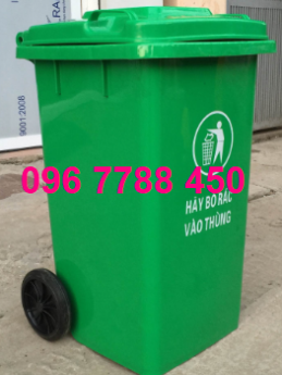 Thùng rác 120 lít, thùng rác 3 bánh xe call 096.7788.450 Ngọc Nghĩa