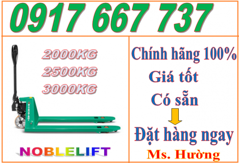 Cung cấp xe nâng tay 2500kg, 3000kg giá rẻ tại Bình Dương
