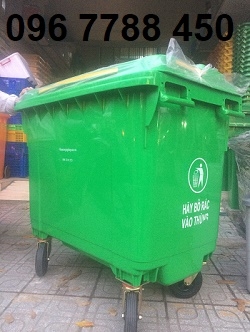 Thùng rác 120 lít, thùng rác 3 bánh xe call 096.7788.450 Ngọc Nghĩa