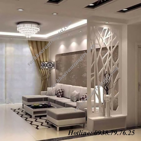 Công trình vách ngăn hoa văn cnc đẹp quận 8