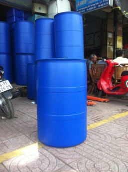 Phuy nhựa 50 lít, phuy nhựa đựng hóa chất, đựng dung dịch call 096.7788.450
