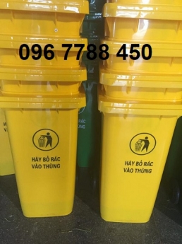 Thùng rác 120 lít, thùng rác 3 bánh xe call 096.7788.450 Ngọc Nghĩa