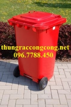 Thùng rác 120 lít, thùng rác 3 bánh xe call 096.7788.450 Ngọc Nghĩa
