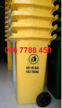 Thùng rác 120 lít, thùng rác 3 bánh xe call 096.7788.450 Ngọc Nghĩa