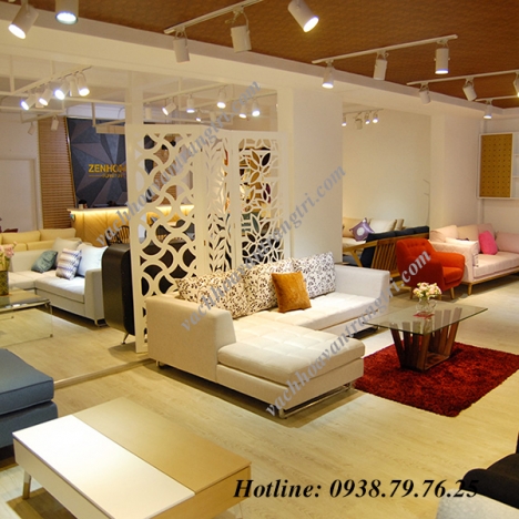 Công trình vách ngăn hoa văn cnc đẹp quận 8
