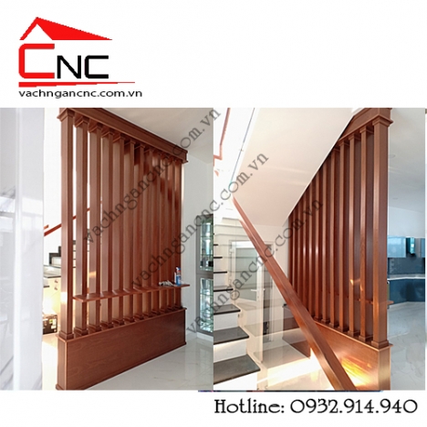 Trang trí phòng khách bằng lam gỗ cnc đẹp tại TPHCM