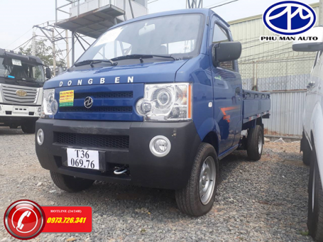 Xe tải nhẹ Dongben 870kg thùng lửng dài 2.4 mét.