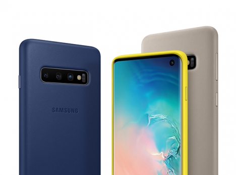 Ốp lưng Samsung Galaxy S10 Leather Cover chính hãng