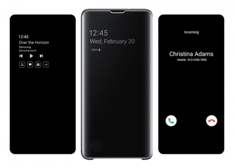 Bao da Clear View Galaxy S10 chính hãng Samsung
