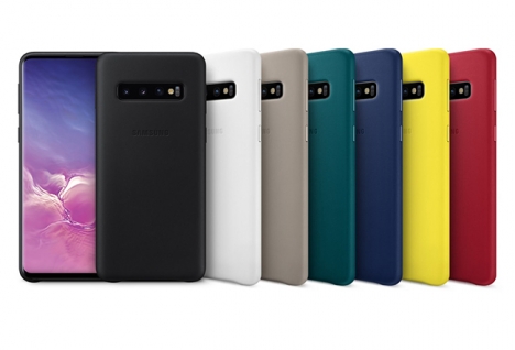 Ốp lưng Samsung Galaxy S10 Leather Cover chính hãng