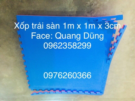 thảm xốp 1m x 1m x 3cm giá rẻ