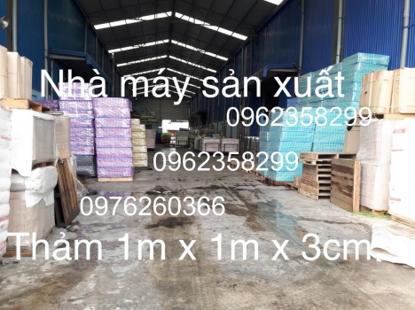 thảm xốp 1m x 1m x 3cm giá rẻ