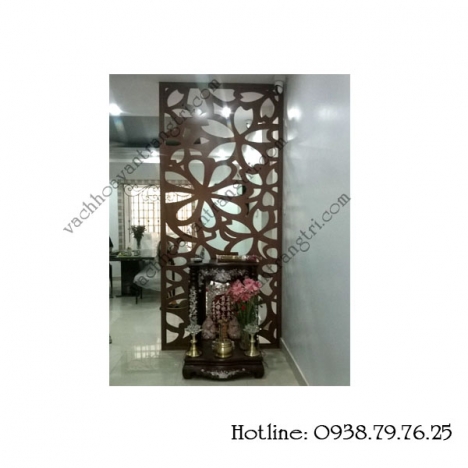 Công trình vách ngăn cnc phòng khách đẹp tại Q2
