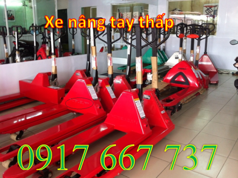 Mua xe nâng tay thấp 2500kg 3000kg giá rẻ tại Bình Dương 0917 667 737