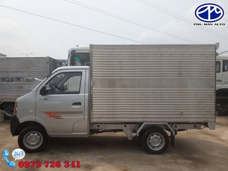 Xe tải nhẹ Dongben thùng kín tải 770kg siêu bền.