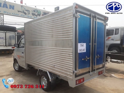 Xe tải nhẹ Dongben thùng kín tải 770kg siêu bền.