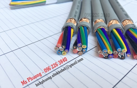 Cáp chống nhiễu 7x1.5sqmm - pvc/pvc/cu