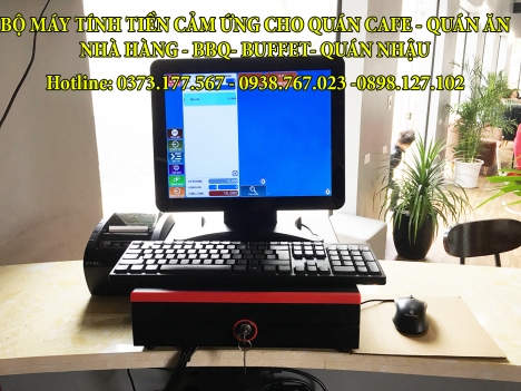 Bán máy tính tiền cảm ứng cho quán café- trà sữa tại Đồng Nai